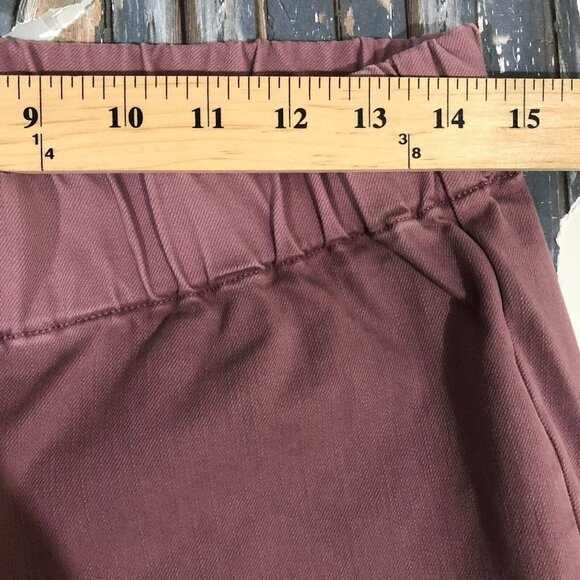 Soft Surroundings Colorful Metro Leggings Pants Jeans Pink Rose PS Button Ankle - Picture 9 of 11